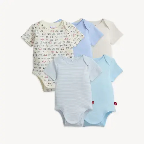 Magnetic 5-Pack Bodysuit | 0-3M