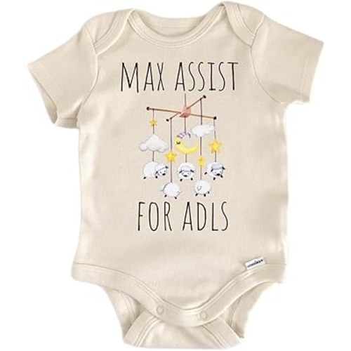 Occupational Therapy ADLS - Baby Boy Girl Clothes Infant Bodysuit Funny Cute Newborn