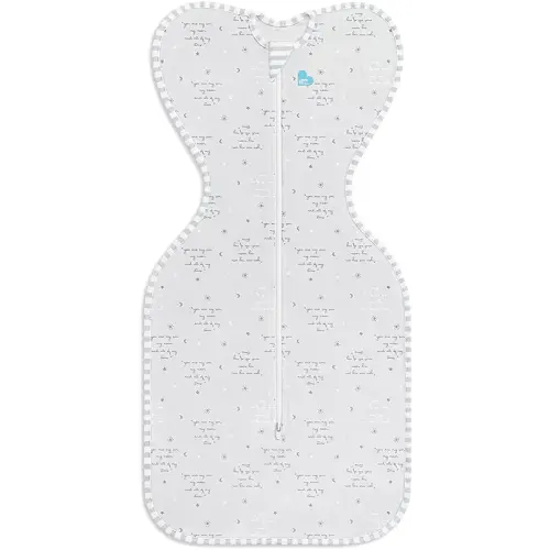 Love to Dream Swaddle, Baby Sleep Sack, Swaddle Up Self-Soothing Swaddles for Newborns, Get Longer Sleep, Snug Fit Helps Calm Startle Reflex, Lite 0.2 Tog Sleep Sack, 13-19 lbs, Gray