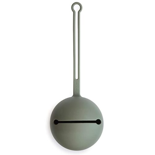 mushie Silicone Pacifier Holder Case (Dried Thyme)