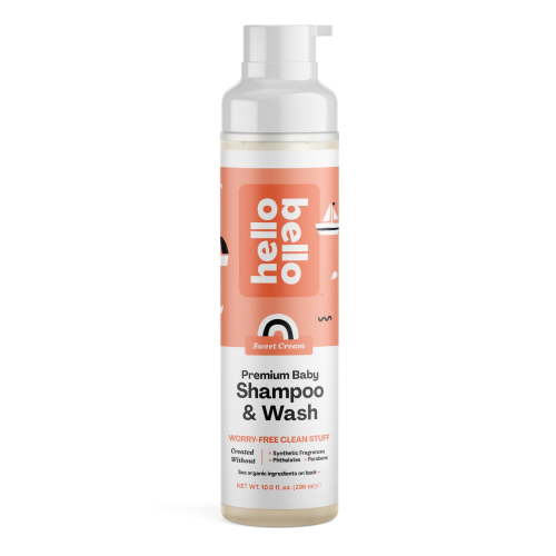 Hello Bello Sweet Cream Infant Shampoo & Body Wash, Tear-Free, All Skin Types, 10 fl oz