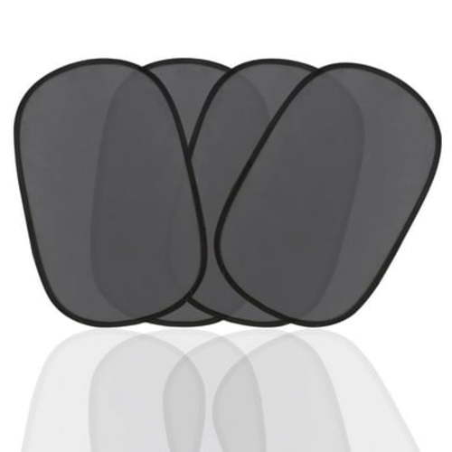 TiokMc 4 Pack Automotive Interior Heat Shields, Car Window Sun Shade for Baby, Glare and UV Rays Protection Car Seat Sun Protection for Your Child (20" * 12")