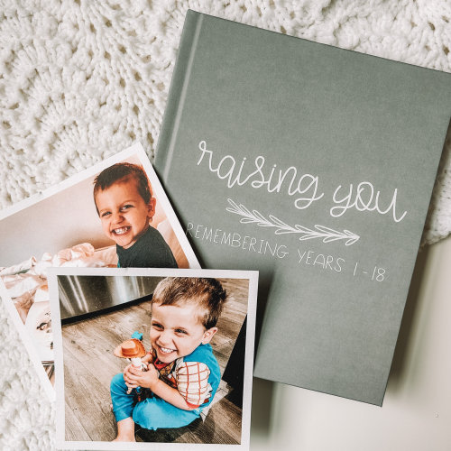 Childhood Memory Journal | Keepsake Baby Memory Book | Gift for New Mom | Baby Shower Gift | Baby Journal and Memory Book From Age 1-18