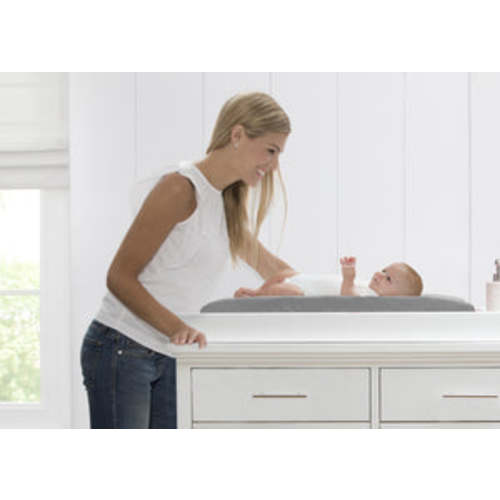 Personalized Contoured Changing Pad with Plush Cover