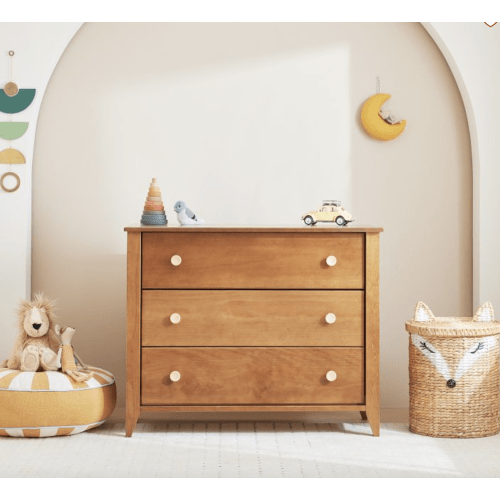 3-Drawer Changing Table (42") Chestnut