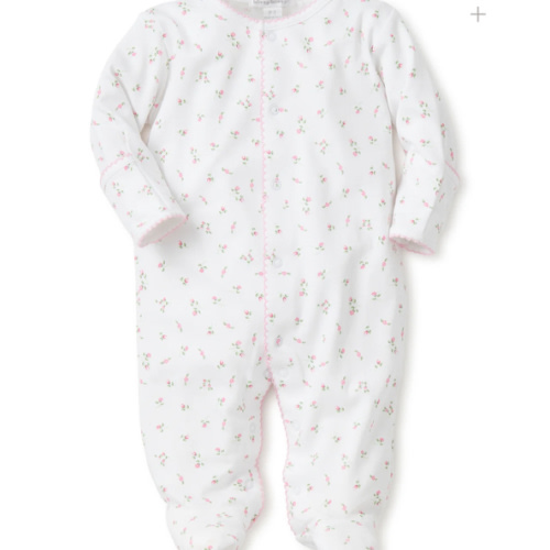 Kissy Kissy Garden Roses Footie
