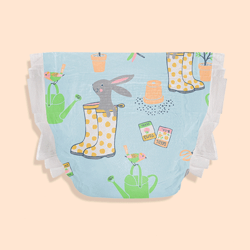 Honest Wetness Indicator Diapers - Plant-Based & Fragrance-Free | Honest - Size 2