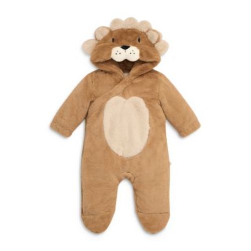Unisex Faux Fur Lion Coverall - Baby