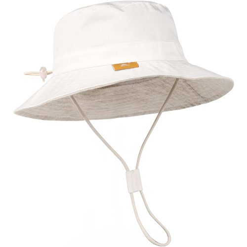 Baby Sun Hat for Boy Girl Toddler Summer Bucket Hat Kids Sun Protection Beach Hat Cotton Baby Hats