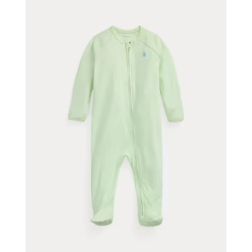 Cotton Interlock Footed Coverall