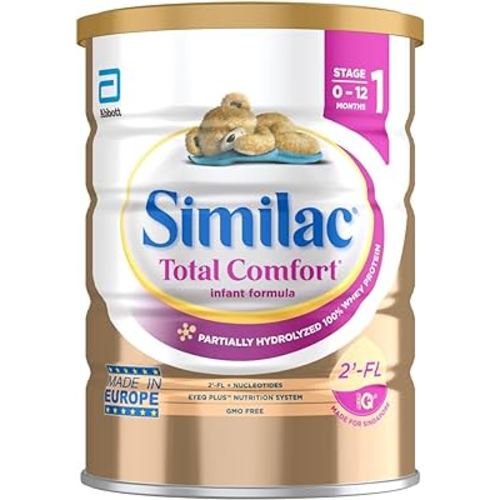 Similac Total Comfort* Infant Formula, Imported, Easy-to-Digest Baby Formula Powder, Non-GMO, 820 g (28.9 oz) Can