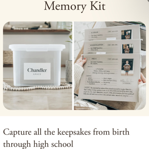The School Years Memory Kit — The Short Years