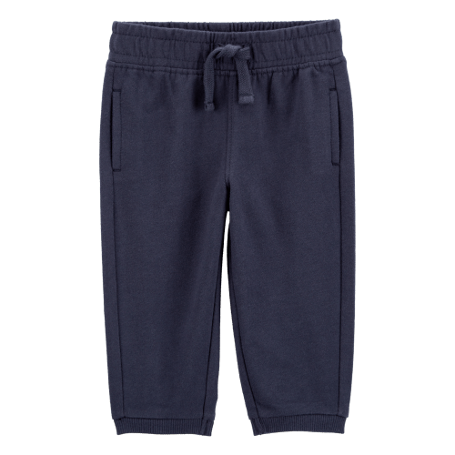 Baby Pull-On French Terry Joggers - Navy - Carter's | Carter's