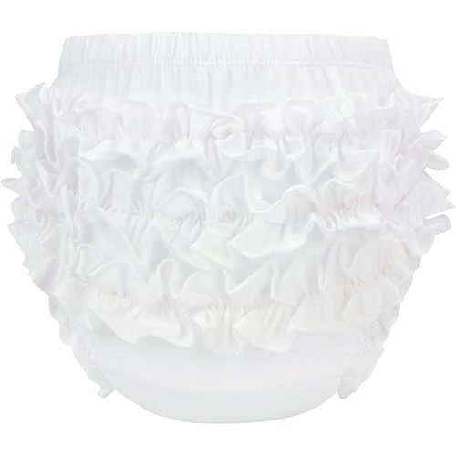 Durio Baby Bloomers for Toddler Girls Ruffle Diaper Covers for Girls Cute Cotton Baby Girl Shorts