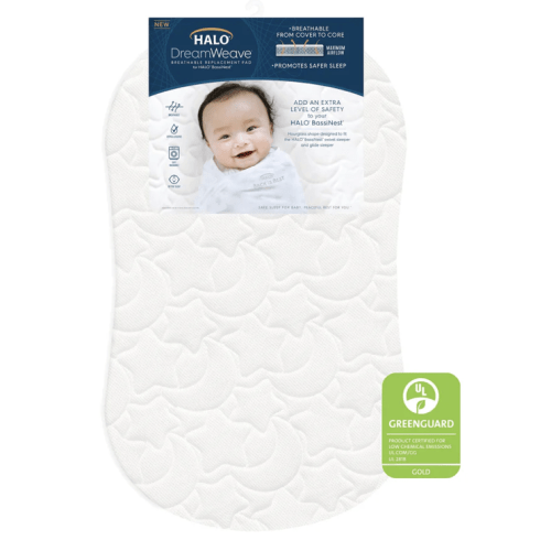 DreamWeave Breathable BassiNest Mattress Pad | HALO