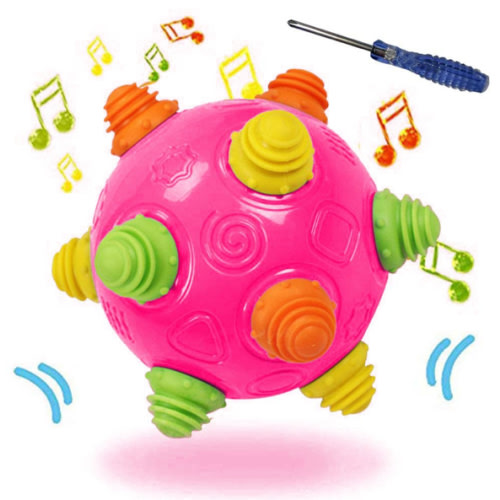 Toddler's Music Dancing Shake Ball - Move, Crawl, Bounce, Sensory Learning for Kids and Babies, Fun Gift for Both Boys and Girls