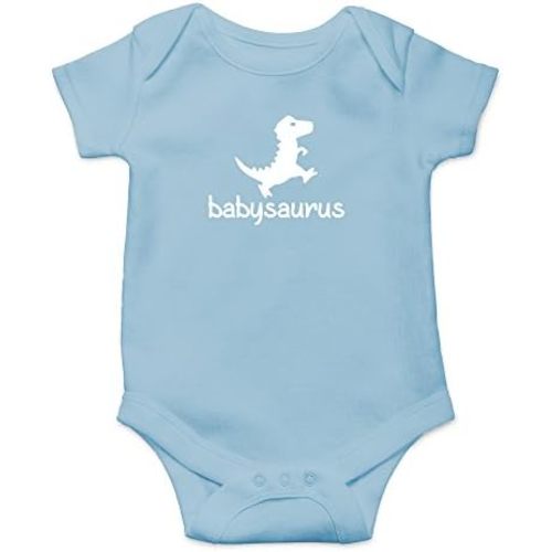 Crazy Bros Tees Babysaurus Baby Bodysuit - Adorable Infant Boy Girl Romper Clothing Newborn Unisex Clothes