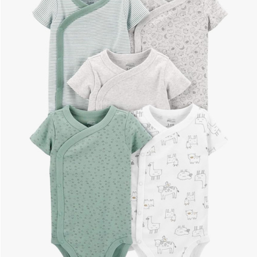 Simple Joys by Carter's unisex-baby 5-pack Side Snap Short-sleeve Bodysuit