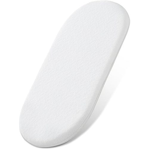 Bassinet Mattress Topper, Gel Memory Foam Mattress with Removable Cover(30" x 15"), Fit for Dream On Me Lacy Baby Bassinet/Snoo Bassinet/Fisher-Price Baby Bedside Sleeper, Soft Mattress