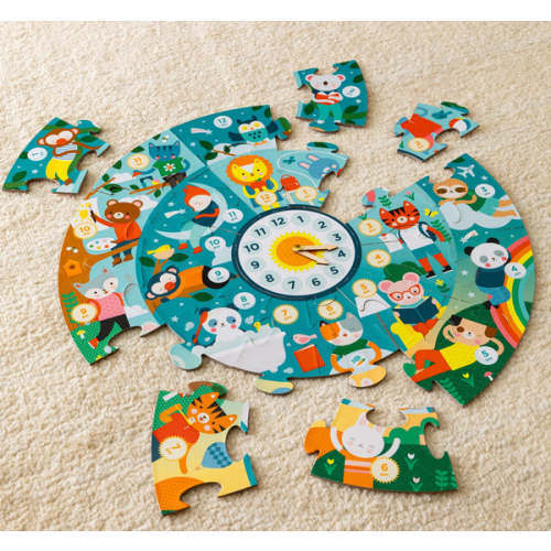 Telling the Time 25-Piece Floor Puzzle
