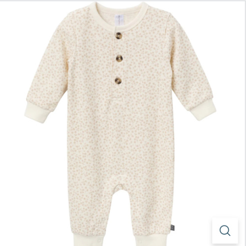 Baby Girls Ivory Ditsy Floral Waffle Slouch Romper – Gerber Childrenswear