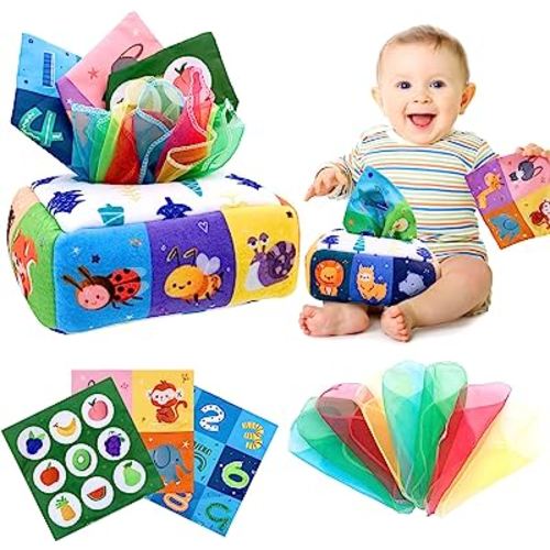 TIGER UP Baby Tissue Box Montessori Toy
