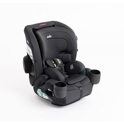 Joie Baby, Saffron™ SI 4‑in‑1 Convertible Car Seat, Rear‑Facing, Forward‑Facing, High‑Back & Booster, LockTight™ Install, Side Impact Protection, No‑Rethread Harness (Shale)