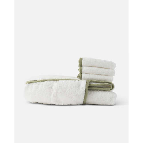 Lalo The Hooded Towel + 2 Washcloth Set - Coconut/Grapefruit