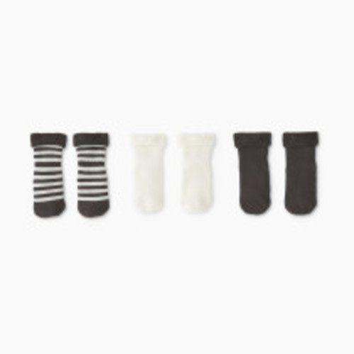 Hanna Andersson 3-Pack Baby Socks - Ecru Multipack, Newborn