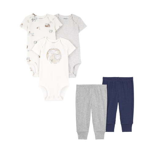 Carter's Child of Mine Baby Unisex Outfit Set, 5-Piece, Sizes Preemie-18 Months