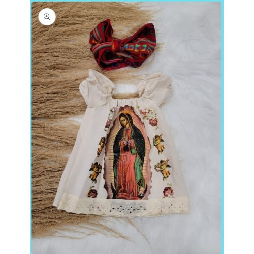 Vestido bebe virgen de guadalupe – MEXICANITA-HANDMADE
