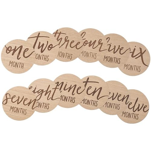 Baby Monthly Milestone Marker Discs