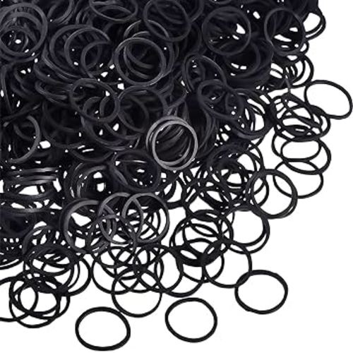 1000 Mini Bands Soft Elastic Bands for Kid Hair Braids Hair (Vibrant Color)