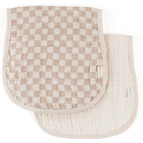 Amazon.com: Itzy Ritzy Set of 2 Baby Burp Cloths – Ultra-Soft Absorbent Burping Cloths for Babies - Made of 100% Cotton Muslin & Generously Sized with Trendy Coordinating Prints – Machine Washable (Checkerboard) : Baby