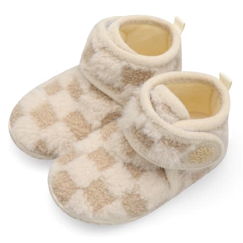 FEETCITY Baby Booties Girls Boys Infant Slippers First Walkers Shoes Warm Socks Newborn Crib Shoes
