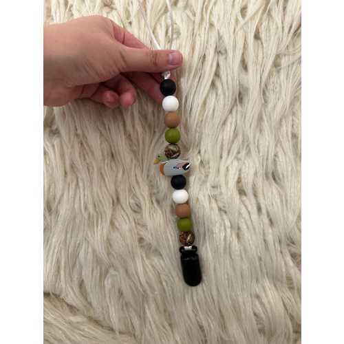 Duck Hunting Pacifier Clip, Camo Duck Hunting Paci Clip, Camo Hunting Pacifier Clip, Duck Pacifier Clip, Duck Paci Clip