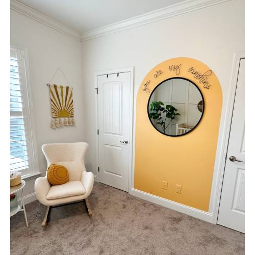 you are my sunshine wall art (2 sizes). Sunshine nursery decor. Sunshine nursery wall art. New baby gift.