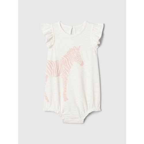 Baby Graphic Bubble Shorty One-Piece | Gap