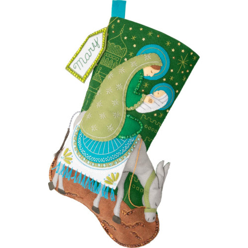 Holy Journey Bucilla Felt Stocking Kit