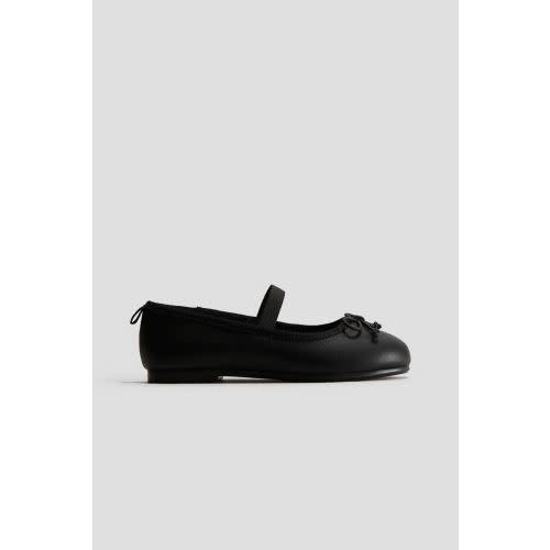 Ballet Flats, No heel, Black - size 9