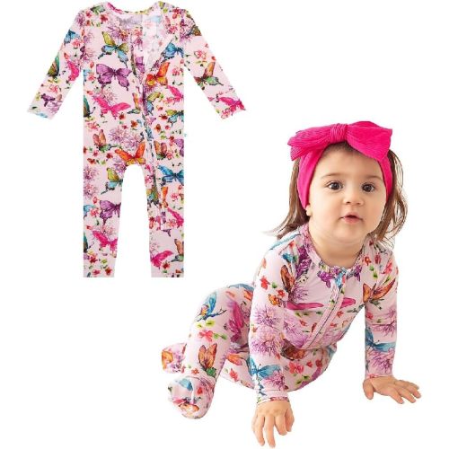 Posh Peanut Convertible Baby Sleepers - Boys and Girls Footless Baby Pajamas with 2 Way Zipper for Easy Diaper Changes