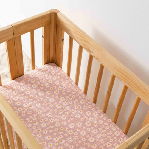 Babyletto All-Stages Bassinet Sheet in GOTS Certified Organic Muslin Cotton