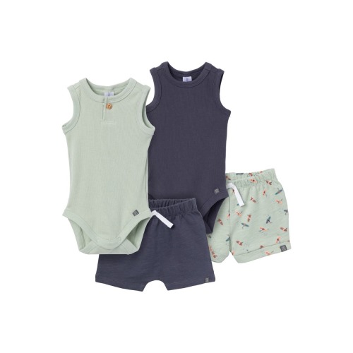 Bodysuits & Shorts Set, 12M