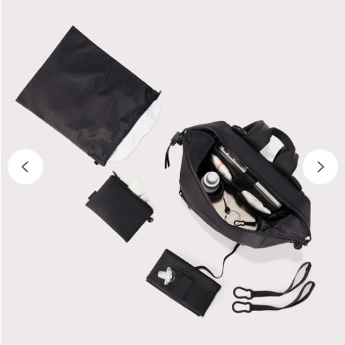 Indi Diaper Backpack in Onyx, Medium