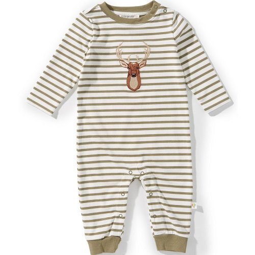 Adventurewear 360 Baby Boys Stripe Long Sleeve Deer Romper