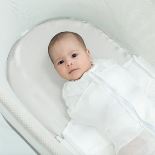 Silk Oval Bassinet Sheet (Snoo only) Pearl