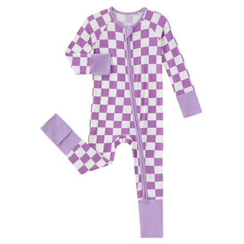 SUZEL Baby Viscose from Bamboo Pajamas - Infant Boys Girls Footless Zippy Pjs Sleep 'N Play Clothes - One Piece Romper
