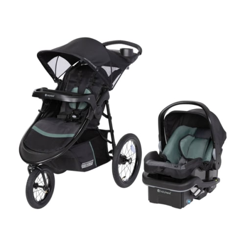 Baby Trend Expedition® DLX Travel System With Ez-Lift™ Plus | Stroller/Infant Car Seat Combo with All-Terrain Rear Wheels