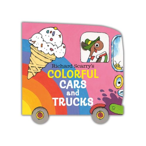 Richard Scarry's Colorful Cars And Trucks - (chunky Book) (board Book)