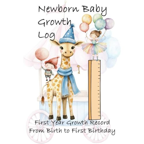 Newborn Baby Memory Journal Growth Log: First Year Growth Record from Birth to First Birthday Paperback – July 14, 2025